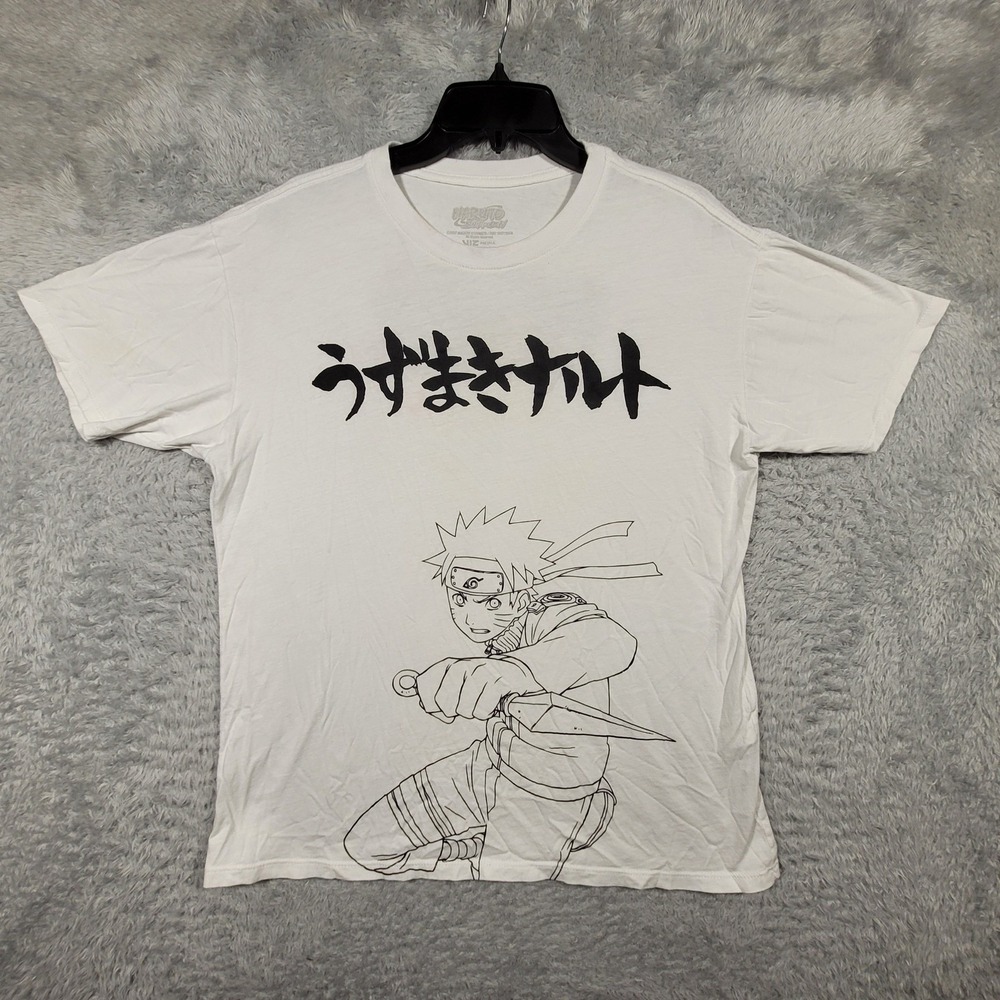Naruto Shippuden Uzumaki Naruto Anime T Shirt Manga Comic Graphic Tee Small *